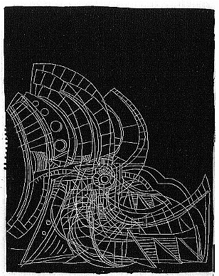 1966-1967 - Figurenskizze zu Widder Buminell - Lithographie - 30,3x23,7cm
